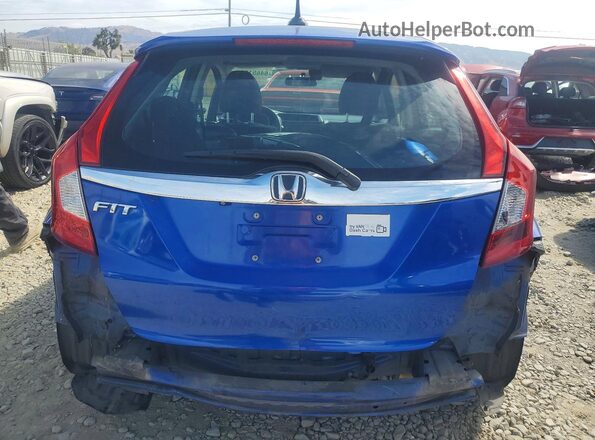 3HGGK5H89JM714273 2018 HONDA FIT Blue Widok z tyłu