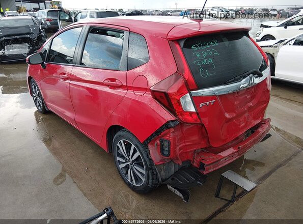 3HGGK5H89LM720206 2020 HONDA FIT Red Rear left