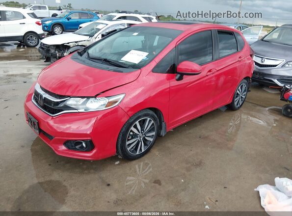 3HGGK5H89LM720206 2020 HONDA FIT Red Front left