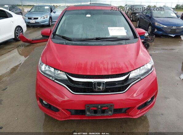 3HGGK5H89LM720206 2020 HONDA FIT Red Instrument cluster view