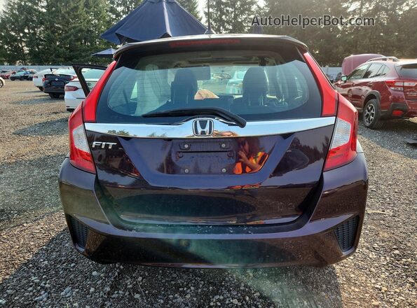 3HGGK5H92GM705500 2016 HONDA FIT Purple Rear view
