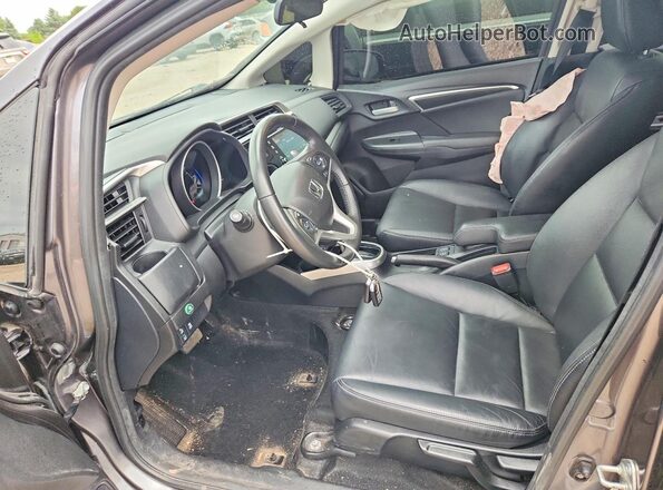 3HGGK5H94JM710981 2018 HONDA FIT Gray Vista interior delantera