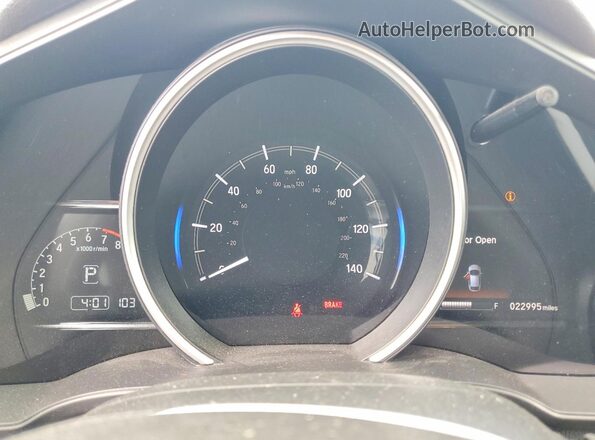 3HGGK5H98LM710338 2020 HONDA FIT Gray Widok zestawu wskaźników