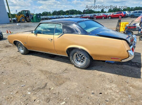 3J57K2M163837 1972 OLDSMOBILE CUTLASS Золотой Задняя левая четверть