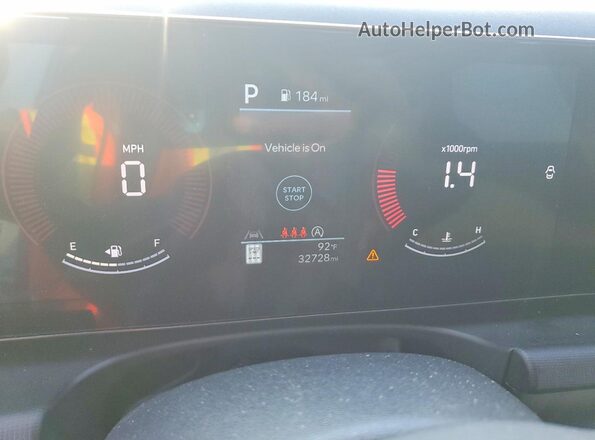 3KMJA3DE4SE005136 2025 HYUNDAI TUCSON Белый Вид щитка приборов