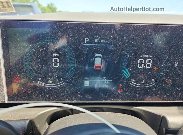 3KMJACDE9SE008873 2025 HYUNDAI TUCSON Black Instrument cluster view