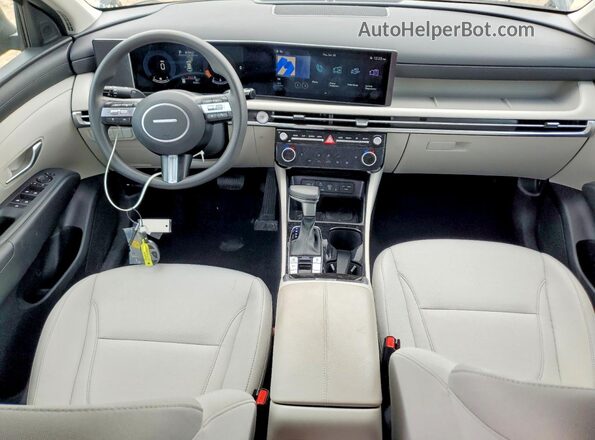 3KMJBCDE2SE013345 2025 HYUNDAI TUCSON Black Widok deski rozdzielczej