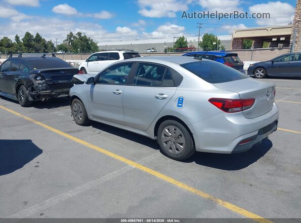 3KPA24AB0KE197493 2019 KIA RIO Gray Trasero izquierdo