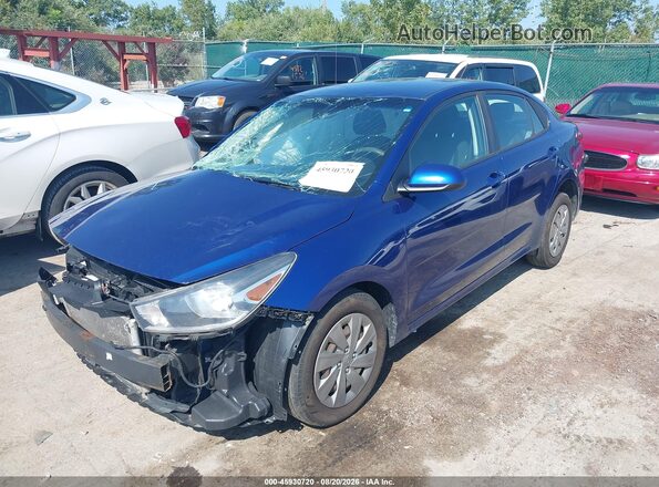 3KPA24AB1KE233000 2019 KIA RIO Blue Przód lewy