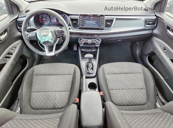 3KPA24AB2KE158503 2019 KIA RIO Gray Առջևի վահանակի տեսք