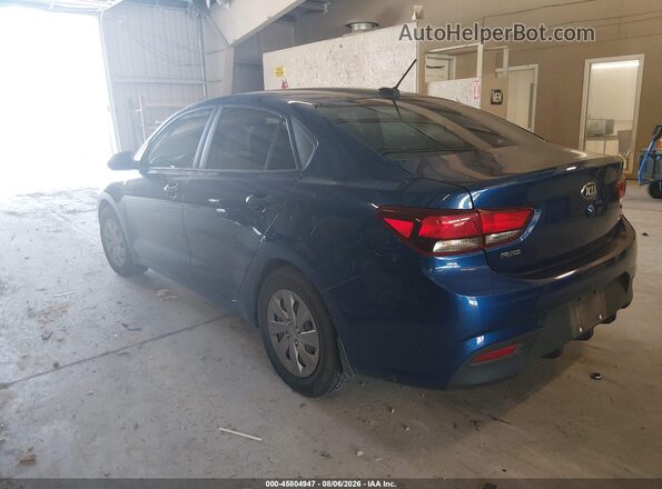 3KPA24AB2KE165709 2019 KIA RIO Blue Rear left