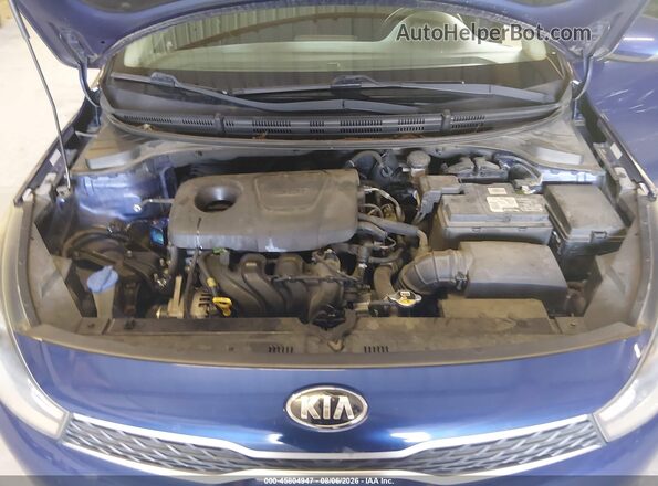 3KPA24AB2KE165709 2019 KIA RIO Blue Rear view