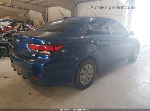 3KPA24AB2KE165709 2019 KIA RIO Blue Rear right