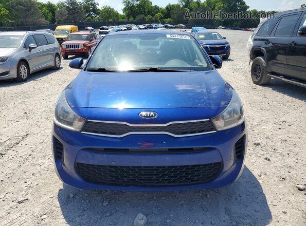 3KPA24AB2KE217100 2019 KIA RIO Blue Front view