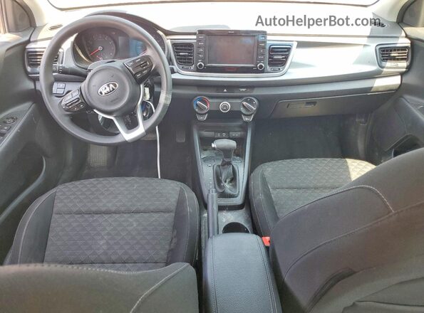 3KPA24AB2KE217100 2019 KIA RIO Blue Dashboard view