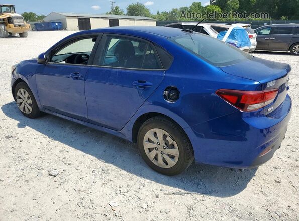 3KPA24AB2KE217100 2019 KIA RIO Blue Rear left
