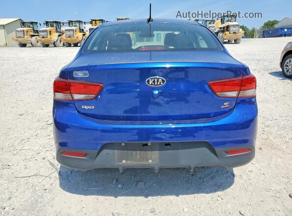 3KPA24AB2KE217100 2019 KIA RIO Blue Rear view