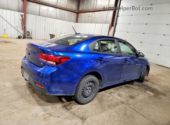 3KPA24AB3JE085480 2018 KIA RIO Blue Հետևի աջ