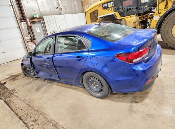 3KPA24AB3JE085480 2018 KIA RIO Blue Հետևի ձախ
