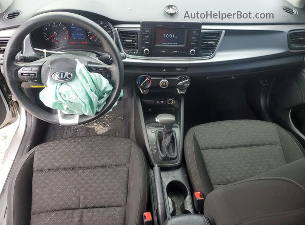 3KPA24AB3KE165654 2019 KIA RIO Silver Առջևի վահանակի տեսք