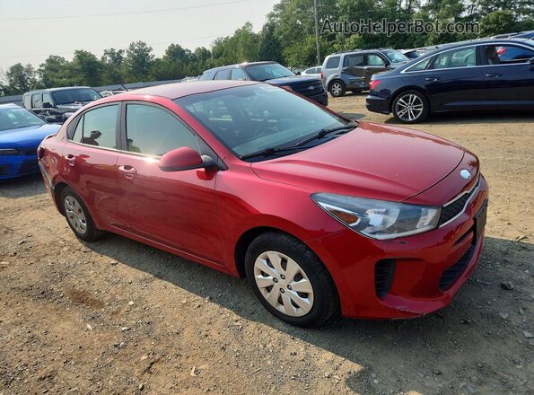 3KPA24AB4JE095256 2018 KIA RIO Красный Передняя правая четверть
