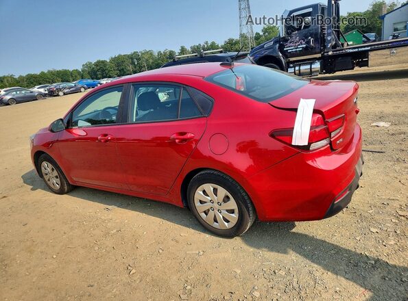 3KPA24AB4JE095256 2018 KIA RIO Красный Задняя левая четверть