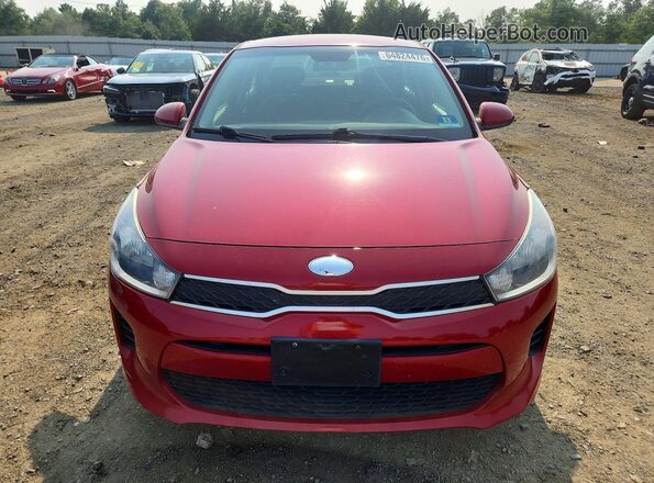 3KPA24AB4JE095256 2018 KIA RIO Красный Вид спереди