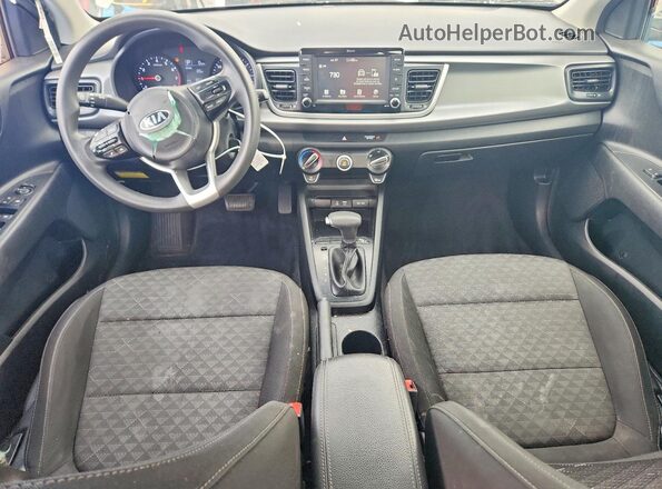 3KPA24AB4KE181233 2019 KIA RIO Gray Առջևի վահանակի տեսք