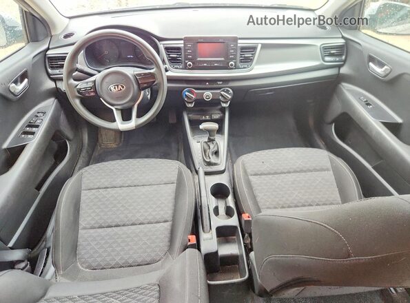3KPA24AB4KE247537 2019 KIA RIO Silver Առջևի վահանակի տեսք