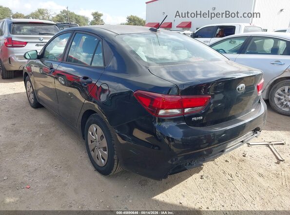 3KPA24AB8JE060915 2018 KIA RIO Black Հետևի ձախ