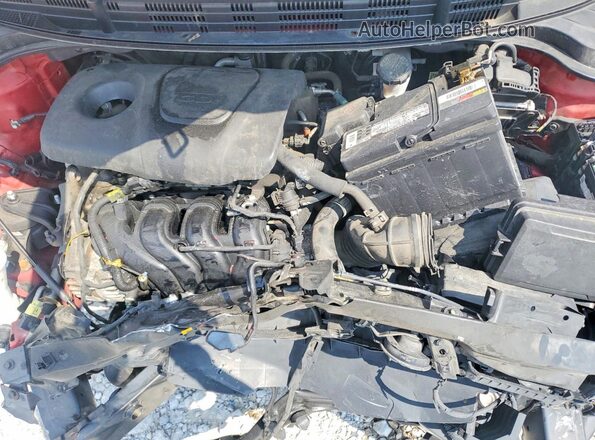 3KPA24AB8JE077696 2018 KIA RIO Red Widok wnętrza z tyłu