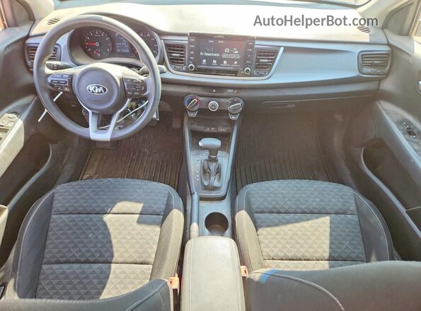 3KPA24AB8KE172339 2019 KIA RIO Silver Vista del salpicadero