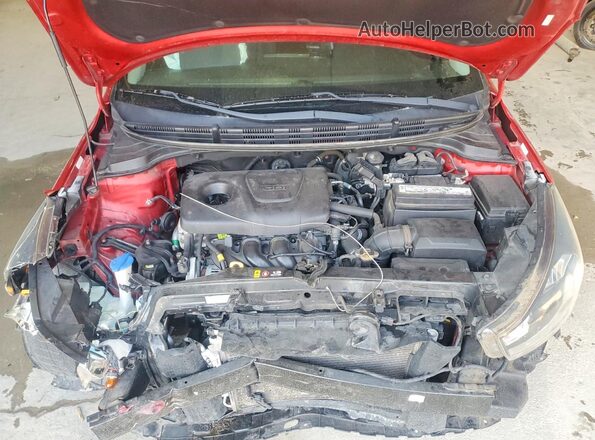 3KPA24AB8KE178612 2019 KIA RIO Красный Вид задней части салона