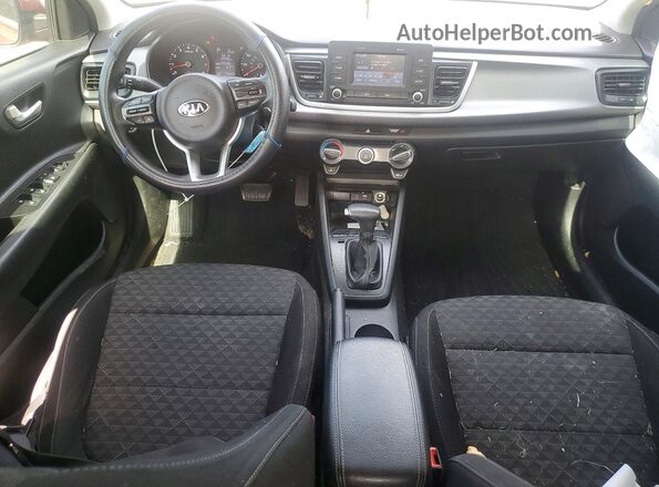 3KPA24AB9JE136416 2018 KIA RIO Red Dashboard view