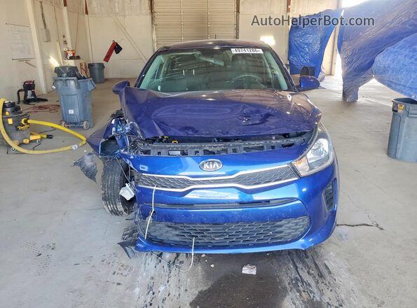 3KPA24AB9KE201914 2019 KIA RIO Blue Դիմացի տեսք