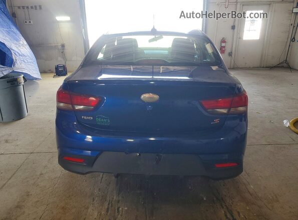 3KPA24AB9KE201914 2019 KIA RIO Blue Հետևի տեսք