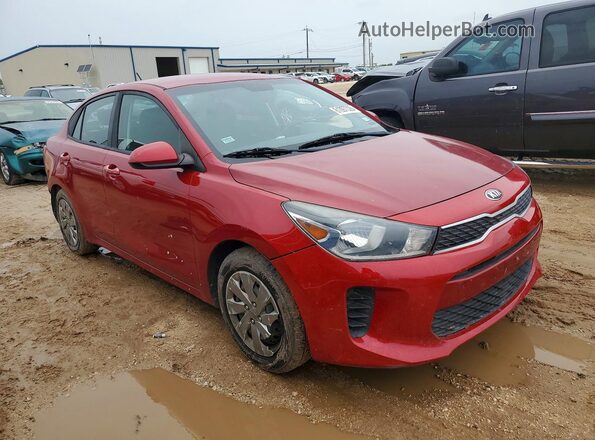 3KPA24ABXKE167370 2019 KIA RIO Красный Передняя правая четверть
