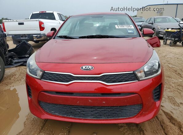 3KPA24ABXKE167370 2019 KIA RIO Красный Вид спереди