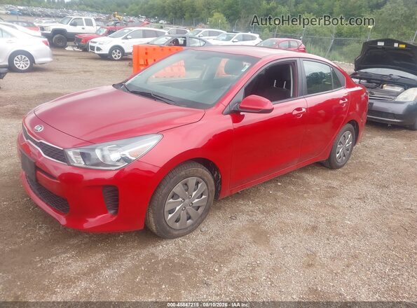 3KPA24ABXKE203932 2019 KIA RIO Red Przód lewy