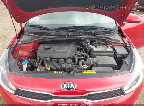 3KPA24ABXKE203932 2019 KIA RIO Red Widok z tyłu
