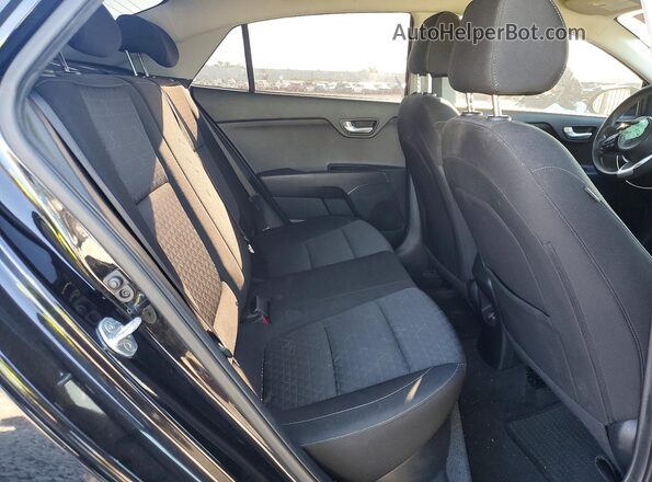 3KPA24AD0ME366383 2021 KIA RIO Black Rear seats view