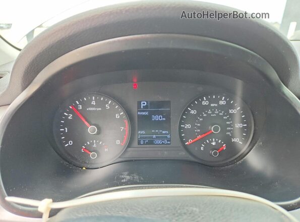 3KPA24AD0NE450432 2022 KIA RIO Gray Widok zestawu wskaźników