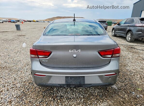 3KPA24AD0NE450432 2022 KIA RIO Gray Widok z tyłu