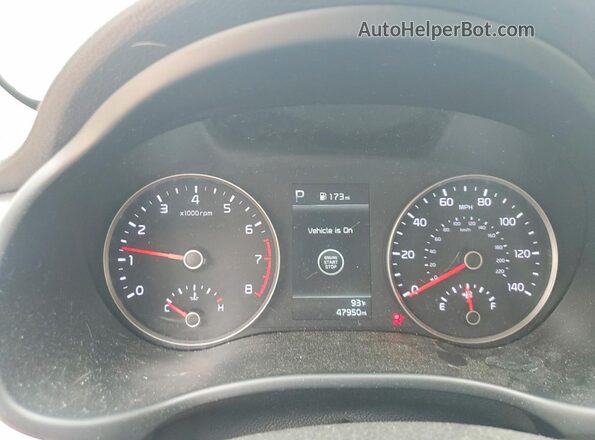3KPA24AD0PE549805 2023 KIA RIO Gray Սարքավորումների վահանակի տեսք