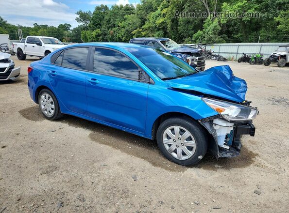 3KPA24AD0PE582092 2023 KIA RIO Синий Передняя правая четверть