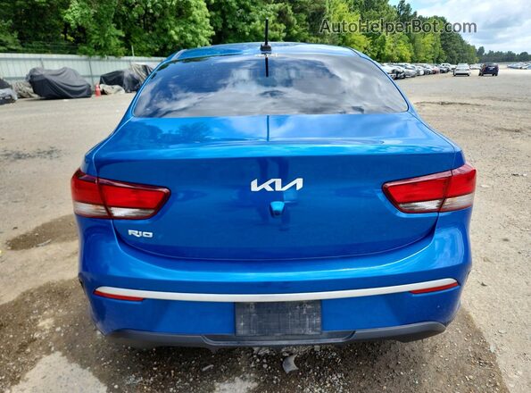 3KPA24AD0PE582092 2023 KIA RIO Синий Вид сзади