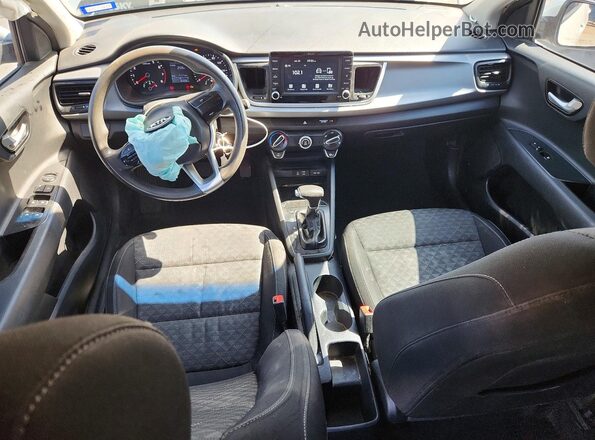 3KPA24AD1LE260572 2020 KIA RIO White Առջևի վահանակի տեսք