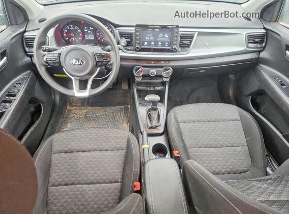 3KPA24AD1LE273323 2020 KIA RIO Blue Dashboard view