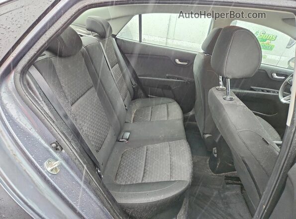 3KPA24AD1LE273323 2020 KIA RIO Blue Rear seats view