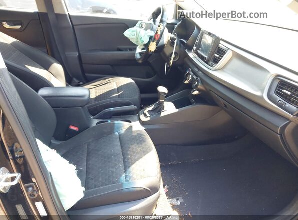 3KPA24AD1LE284693 2020 KIA RIO Black წინა სალონის ხედი